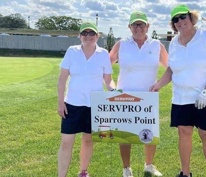  Golf team sponsored by SERVPRO of Sparrows Point for Charity
